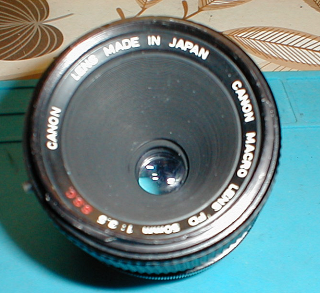 Restauration d&rsquo;un Canon FD SSC 50mm macro par Olivier.